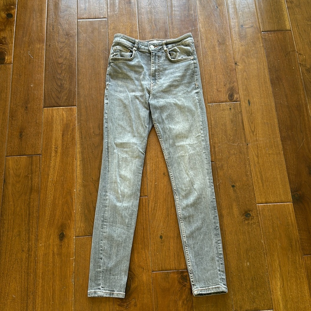 Zara Grey Skinny Jeans